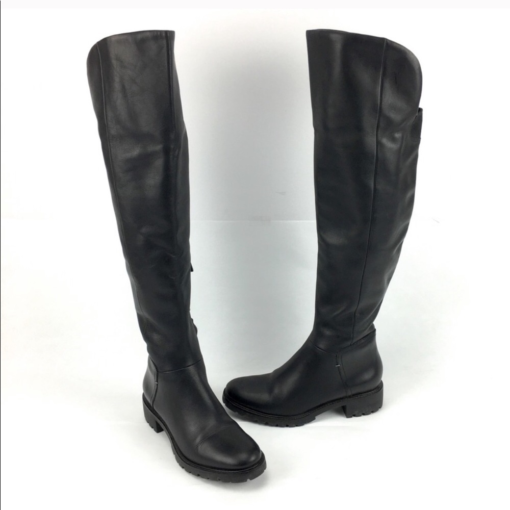 Cole Haan over the knee waterproof boots